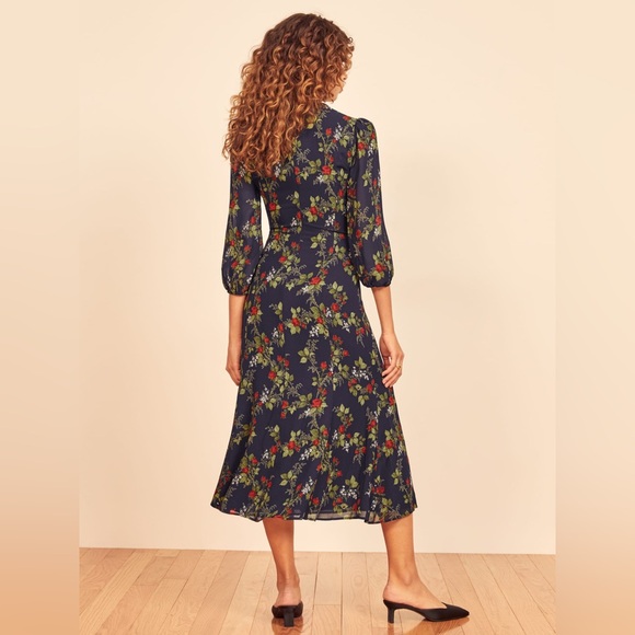 Poulter Dress in Bordeaux NWT - Picture 4 of 8